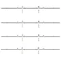 Kit de herrajes para puerta corredera 400 cm acero plateado by , Door items - Ref: Foro24-3295770, Price: 500,78 €, Discount: %
