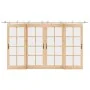 Kit de herrajes para puerta corredera 400 cm acero plateado de , Artículos para puertas - Ref: Foro24-3295772, Precio: 365,59...