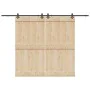 Kit de herrajes para puertas correderas acero negro 305 cm de , Artículos para puertas - Ref: Foro24-3295791, Precio: 120,66 ...