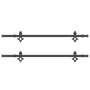 Kit de herrajes para puertas correderas acero negro 305 cm de , Artículos para puertas - Ref: Foro24-3295791, Precio: 120,66 ...