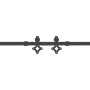 Kit de herrajes para puertas correderas acero negro 305 cm de , Artículos para puertas - Ref: Foro24-3295791, Precio: 120,66 ...
