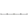 Kit de herrajes para puertas correderas acero negro 366 cm by , Door items - Ref: Foro24-3295801, Price: 180,47 €, Discount: %