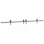 Kit de herrajes para puertas correderas acero negro 400 cm de , Artículos para puertas - Ref: Foro24-3295798, Precio: 124,64 ...