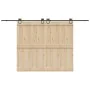 Kit de herrajes para puertas correderas acero negro 366 cm von , Türartikel - Ref: Foro24-3295793, Preis: 79,69 €, Rabatt: %