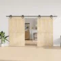 Kit de herrajes para puertas correderas acero negro 366 cm von , Türartikel - Ref: Foro24-3295793, Preis: 79,69 €, Rabatt: %