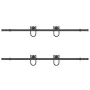Kit de herrajes para puertas correderas acero negro 366 cm von , Türartikel - Ref: Foro24-3295793, Preis: 79,69 €, Rabatt: %