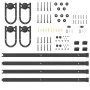 Kit de herrajes para puertas correderas acero negro 366 cm von , Türartikel - Ref: Foro24-3295793, Preis: 79,69 €, Rabatt: %