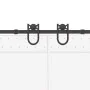 Kit de herrajes para puertas correderas acero negro 366 cm von , Türartikel - Ref: Foro24-3295793, Preis: 79,69 €, Rabatt: %