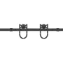 Kit de herrajes para puertas correderas acero negro 366 cm von , Türartikel - Ref: Foro24-3295793, Preis: 79,69 €, Rabatt: %