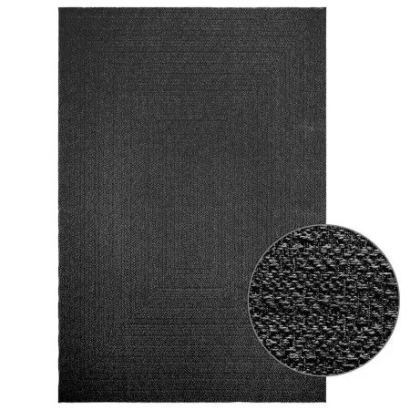Alfombra ZIZUR apariencia yute interior exterior antracita by , Rugs - Ref: Foro24-4010338, Price: 157,23 €, Discount: %