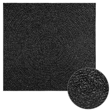 Alfombra ZIZUR apariencia yute interior exterior antracita by , Rugs - Ref: Foro24-4010346, Price: 52,27 €, Discount: %