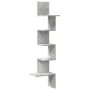 Estante esquina pared contrachapado gris hormigón 32x32x127,5cm by , Shelves and shelves - Ref: Foro24-860520, Price: 37,29 €...