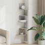 Estante esquina pared contrachapado gris hormigón 32x32x127,5cm by , Shelves and shelves - Ref: Foro24-860520, Price: 37,29 €...
