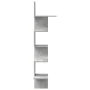 Estante esquina pared contrachapado gris hormigón 32x32x127,5cm by , Shelves and shelves - Ref: Foro24-860520, Price: 37,29 €...