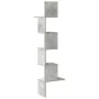 Estante esquina pared contrachapado gris hormigón 32x32x127,5cm by , Shelves and shelves - Ref: Foro24-860520, Price: 37,29 €...
