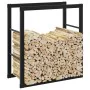 Leñero de acero negro 55x30x61 cm von , Brennholztaschen und -halter - Ref: Foro24-4018464, Preis: 27,67 €, Rabatt: %