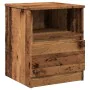 Mesitas de noche 2 uds madera ingeniería envejecida 40x40x50 cm von , Nachttische - Ref: Foro24-856499, Preis: 77,03 €, Rabat...