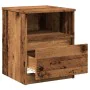 Mesitas de noche 2 uds madera ingeniería envejecida 40x40x50 cm von , Nachttische - Ref: Foro24-856499, Preis: 77,03 €, Rabat...