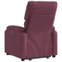 Sillón reclinable de masaje elevable tela morado de , Sillones - Ref: Foro24-3204843, Precio: 280,07 €, Descuento: %