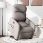 Sillón reclinable de masaje elevable tela gris taupé by , Armchairs - Ref: Foro24-3302989, Price: 297,45 €, Discount: %