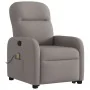 Sillón reclinable de masaje elevable tela gris taupé by , Armchairs - Ref: Foro24-3302989, Price: 297,45 €, Discount: %