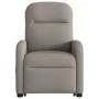 Sillón reclinable de masaje elevable tela gris taupé by , Armchairs - Ref: Foro24-3302989, Price: 297,45 €, Discount: %