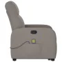 Sillón reclinable de masaje elevable tela gris taupé by , Armchairs - Ref: Foro24-3302989, Price: 297,45 €, Discount: %