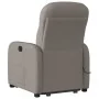 Sillón reclinable de masaje elevable tela gris taupé by , Armchairs - Ref: Foro24-3302989, Price: 297,45 €, Discount: %