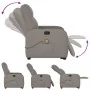 Sillón reclinable de masaje elevable tela gris taupé by , Armchairs - Ref: Foro24-3302989, Price: 297,45 €, Discount: %