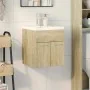Set de muebles de baño 2 pzas madera contrachapada roble Sonoma von , Badezimmermöbel - Ref: Foro24-3324982, Preis: 118,11 €,...