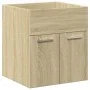 Set de muebles de baño 2 pzas madera contrachapada roble Sonoma von , Badezimmermöbel - Ref: Foro24-3324982, Preis: 118,11 €,...