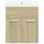 Set de muebles de baño 2 pzas madera contrachapada roble Sonoma von , Badezimmermöbel - Ref: Foro24-3324982, Preis: 118,11 €,...