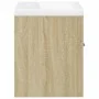 Set de muebles de baño 2 pzas madera contrachapada roble Sonoma von , Badezimmermöbel - Ref: Foro24-3324982, Preis: 118,11 €,...
