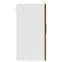Armario de pared para cocina puerta cristal Porto roble ahumado by , Kitchen cabinets - Ref: Foro24-854152, Price: 64,69 €, D...