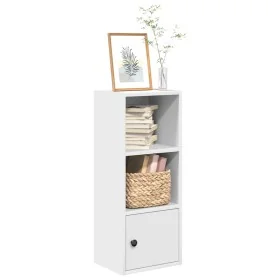 Estantería de madera de ingeniería blanca 31x24x77 cm by , Bookcases and shelves - Ref: Foro24-860328, Price: 39,12 €, Discou...