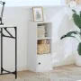 Estantería de madera de ingeniería blanca 31x24x77 cm by , Bookcases and shelves - Ref: Foro24-860328, Price: 39,22 €, Discou...