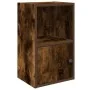 Estantería madera de ingeniería roble ahumado 31x24x52 cm by , Bookcases and shelves - Ref: Foro24-860323, Price: 35,32 €, Di...