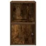 Estantería madera de ingeniería roble ahumado 31x24x52 cm by , Bookcases and shelves - Ref: Foro24-860323, Price: 35,32 €, Di...