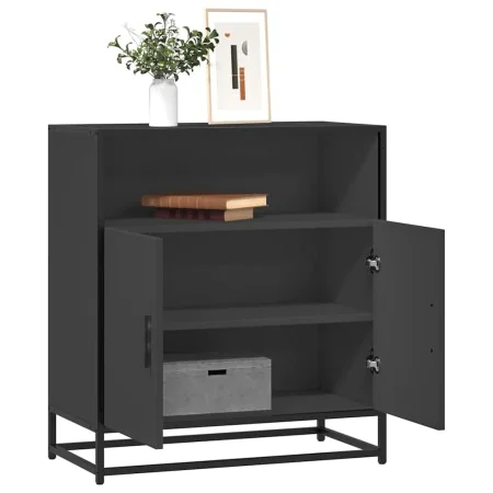 Aparador de madera de ingeniería negro 68x35x76 cm de , Aparadores - Ref: Foro24-848999, Precio: 81,17 €, Descuento: %