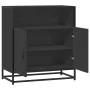 Aparador de madera de ingeniería negro 68x35x76 cm de , Aparadores - Ref: Foro24-848999, Precio: 81,17 €, Descuento: %
