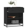 Aparador de madera de ingeniería negro 68x35x76 cm de , Aparadores - Ref: Foro24-848984, Precio: 84,00 €, Descuento: %
