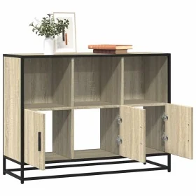 Aparador de madera contrachapada roble sonoma 100x35x76 cm von , Sideboards - Ref: Foro24-849030, Preis: 108,98 €, Rabatt: %