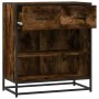 Aparador madera ingeniería roble ahumado 68x35x76 cm by , Sideboards - Ref: Foro24-848986, Price: 81,41 €, Discount: %