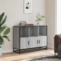 Aparador de madera de ingeniería gris sonoma 100x35x76 cm by , Sideboards - Ref: Foro24-849032, Price: 112,30 €, Discount: %