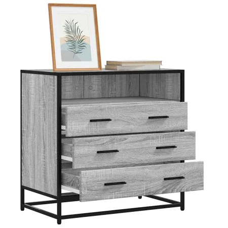 Cajonera de madera contrachapada gris sonoma 70x41x70 cm de , Cajoneras - Ref: Foro24-849087, Precio: 120,04 €, Descuento: %