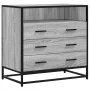 Cajonera de madera contrachapada gris sonoma 70x41x70 cm de , Cajoneras - Ref: Foro24-849087, Precio: 120,04 €, Descuento: %