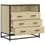 Cajonera de madera contrachapada color roble sonoma 70x41x70 cm by , Drawers - Ref: Foro24-849085, Price: 116,34 €, Discount: %