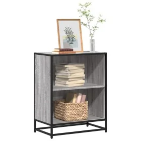 Estantería madera ingeniería gris sonoma 60x35x76 cm by , Bookcases and shelves - Ref: Foro24-849102, Price: 76,44 €, Discoun...
