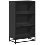 Estantería madera ingeniería negra 60x35x107,5 cm de , Librerías y estanterías - Ref: Foro24-849114, Precio: 85,55 €, Descuen...