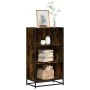 Estantería madera ingeniería color roble ahumado 60x35x107,5 cm de , Librerías y estanterías - Ref: Foro24-849116, Precio: 83...